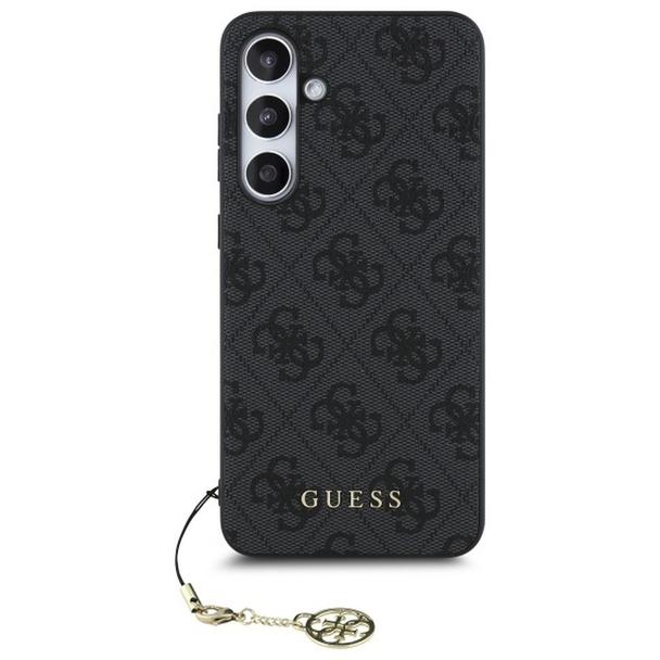 GUESS futerał do SAMSUNG S24 FE GUHCS24FEGF4GGR (HC PU 4G Charm) szary