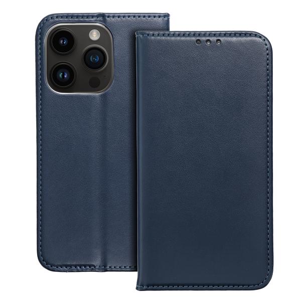 Etui z klapką na iPhone 16 PLUS Smart Magneto granatowe