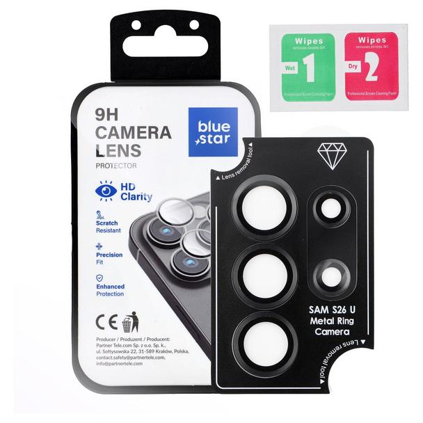 Szkło na aparat BLUE STAR Easy Install do SAMSUNG S26 ULTRA czarne