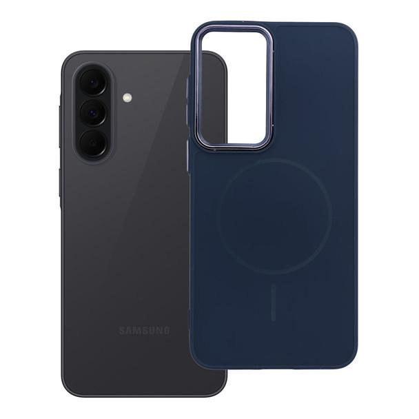 Etui na Samsung A37 Frame Mag Cover zgodne z MagSafe granatowe