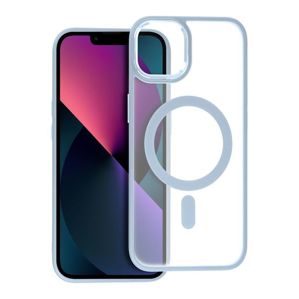 Futerał do iPhone 13 Matte Mag Cover zgodny z MagSafe niebieski