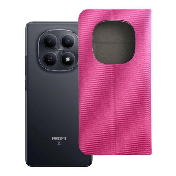 Etui z klapką na Xiaomi Redmi NOTE 15 PRO 5G Sensitive Book różowe
