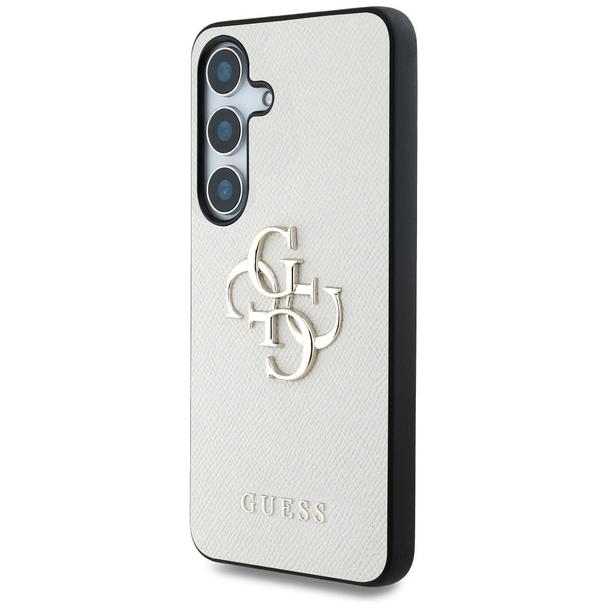 GUESS futerał do SAMSUNG S25 GUHCS25SPGT4MBE (PU Grained Big 4G and Classic Logo) beżowy