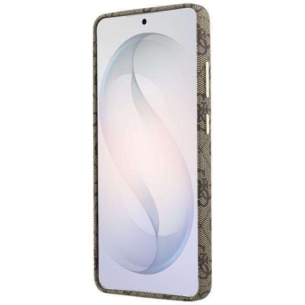 GUESS futerał do SAMSUNG S26 Ultra GUHMS26L5P4FWMSW (4G Script MagSafe) brązowy
