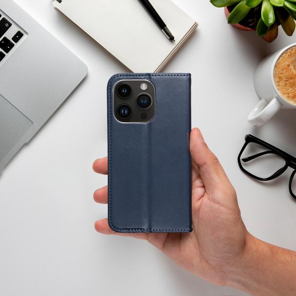 Etui z klapką na iPhone 17 Smart Magneto granatowe