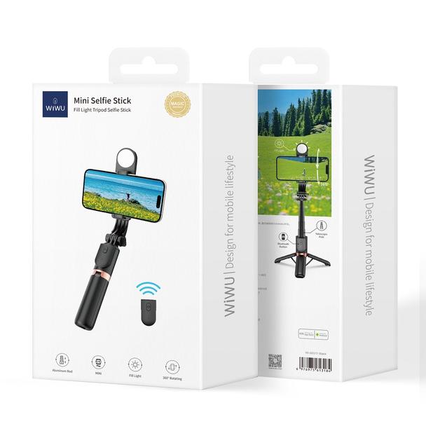WiWU - Mini selfie stick Wi-SE011 z funcją tripoda