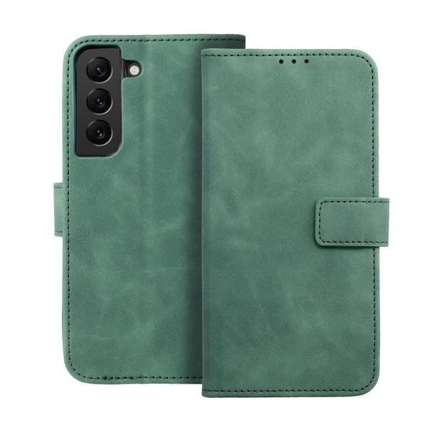 Etui z klapką na Samsung A13 4G Tender Book zielone