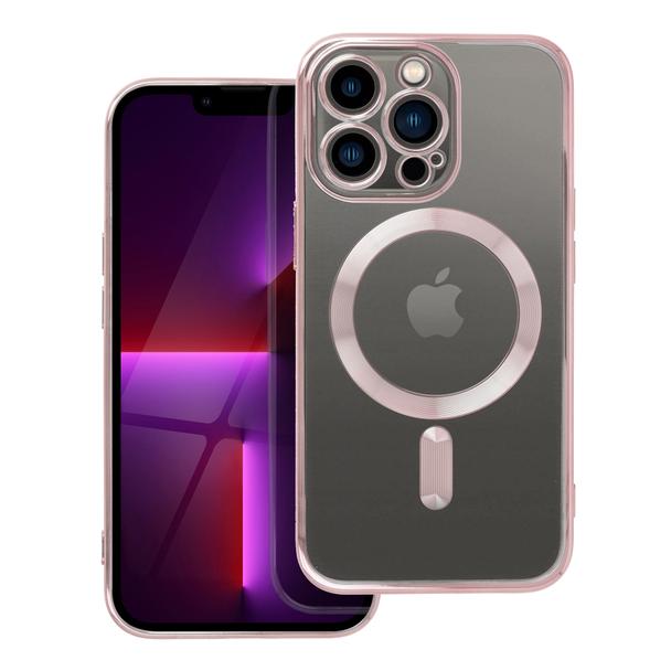 Futerał do iPhone 13 PRO Electro Mag Cover zgodny z MagSafe złoty róż