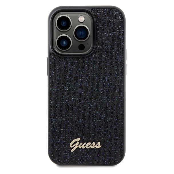 GUESS futerał do IPHONE 14 Pro GUHCP14LPMSDGSK (Disco Metal Script) czarny