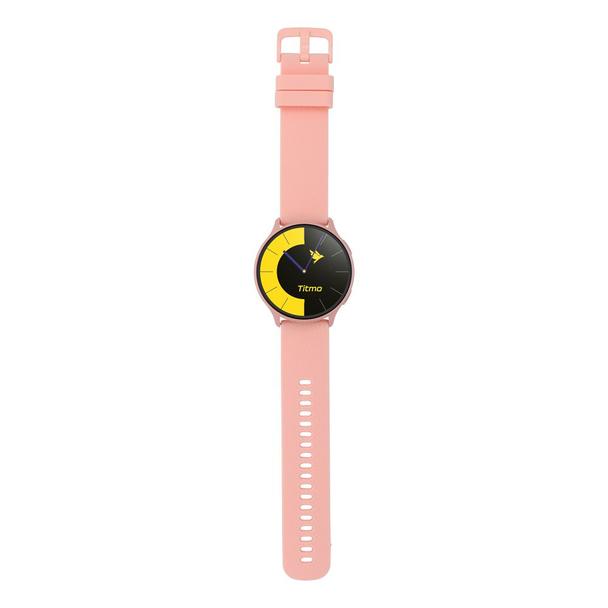 Smartwatch TITMO O-200 (GPS, AMOLED, bluetooth call, pasek silikonowy) różowy 0INT