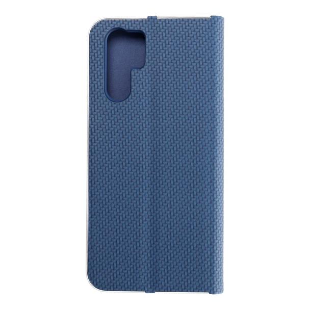 Etui z klapką na Huawei P30 PRO Luna Book Carbon niebieskie
