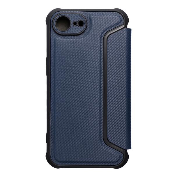Etui z klapką na iPhone 16e (SE 4 2025) Razor Book niebieskie