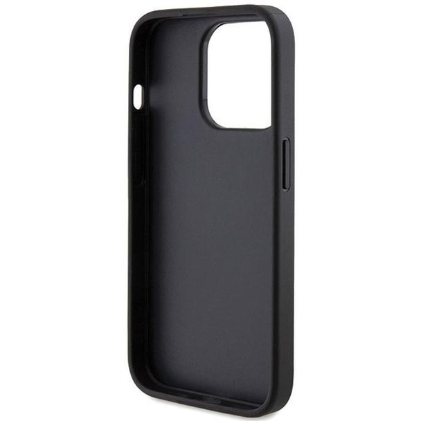 GUESS futerał do IPHONE 15 Pro Max GUHCP15XHG4SGK (Fixed Glitter Big 4G) czarny