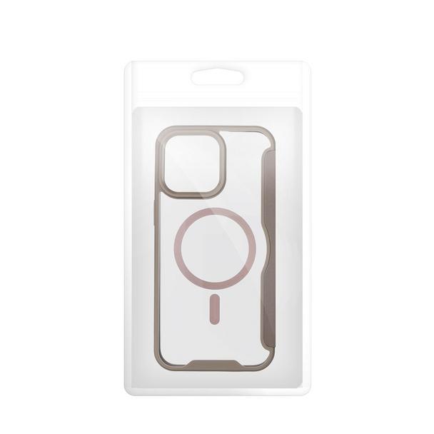 Etui z klapką na iPhone 15 PRO MAX Smart Mag zgodne z MagSafe tytanowe