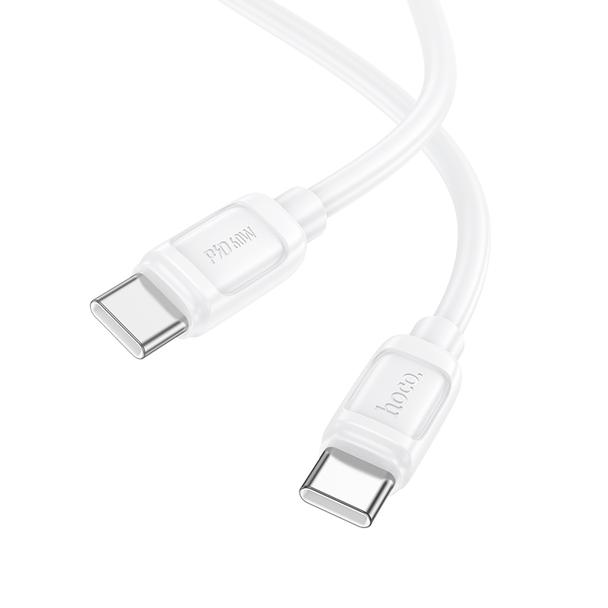 Kabel USB C do USB C Hoco PD 5A 240W 1 m X115 biały