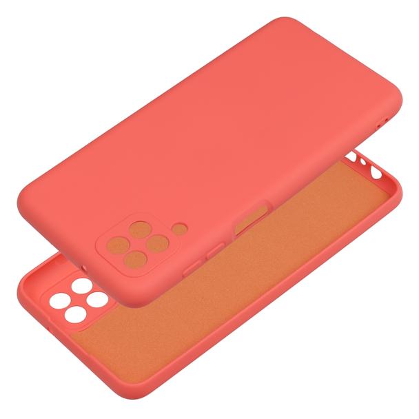 Futerał do Samsung A12 Silicone brzoskwiniowy