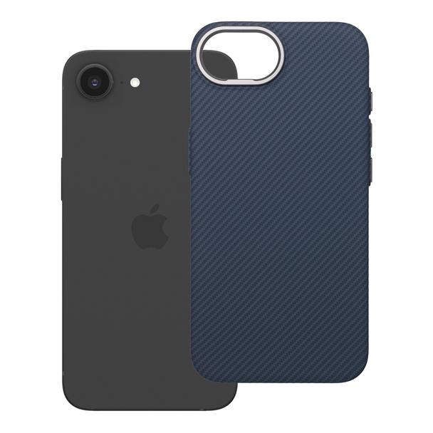 Etui na iPhone 16e (SE4 2025) / 17e K-Look zgodne z MagSafe niebieskie