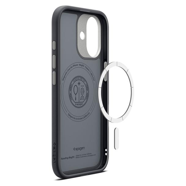 SPIGEN futerał NANO POP MAG kompatybilny z MagSafe do IPHONE 17 black sesame