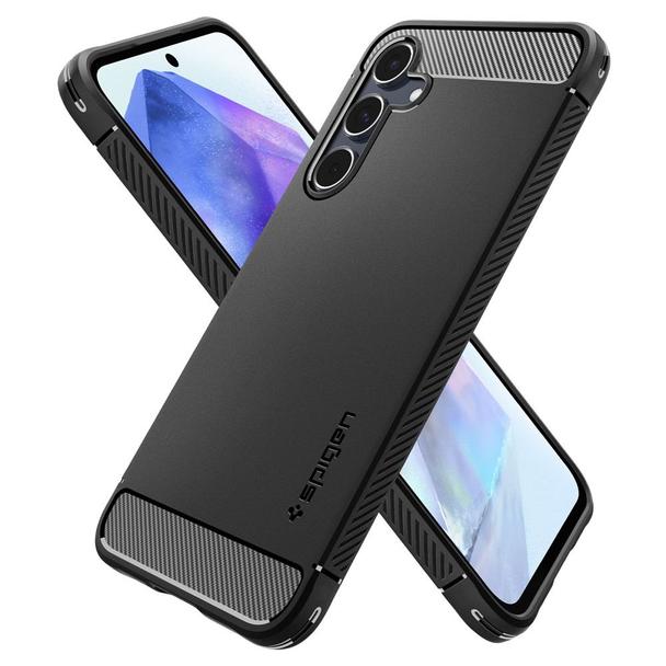 SPIGEN futerał RUGGED ARMOR do SAMSUNG A55 5G matte black