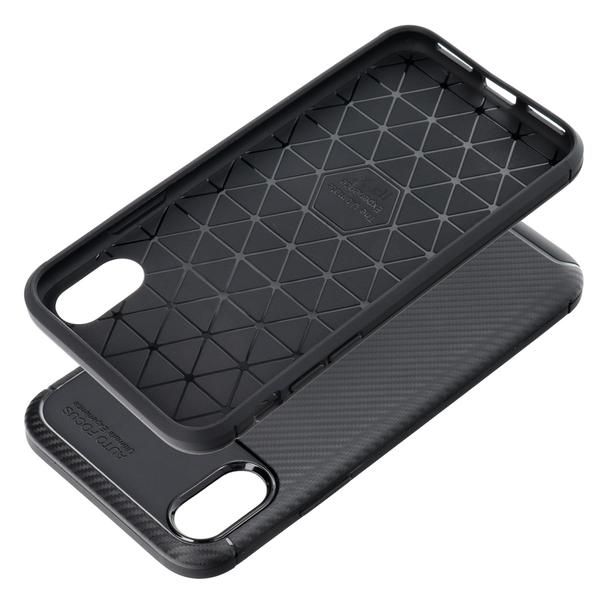 Futerał do iPhone X / XS Carbon Premium czarny
