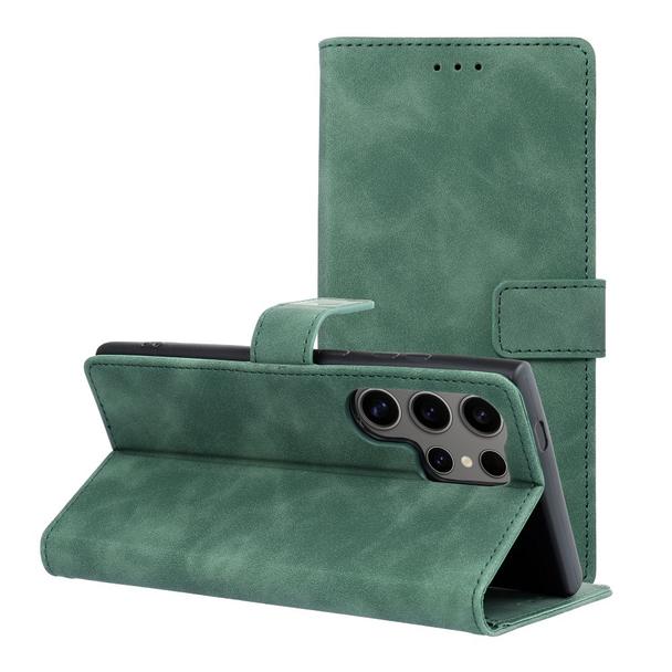 Etui z klapką na Samsung S24 ULTRA Tender Book zielone