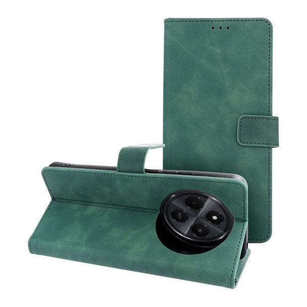 Etui z klapką na Xiaomi Redmi 14C Tender Book zielone
