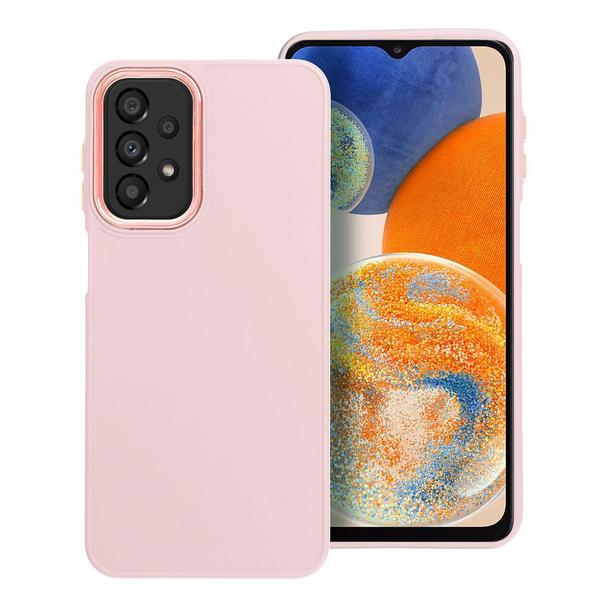 Futerał do Samsung A23 5G Frame pudrowy róż