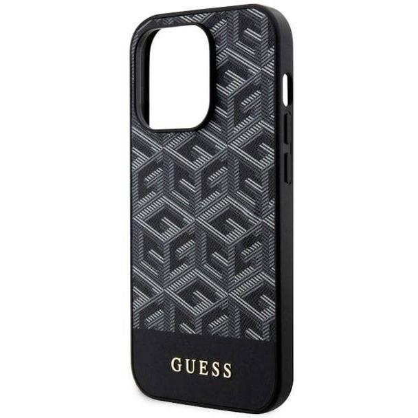 GUESS futerał do IPHONE 14 Pro Max GUHMP14XHGCFSEK (MAG GCUBE) czarny