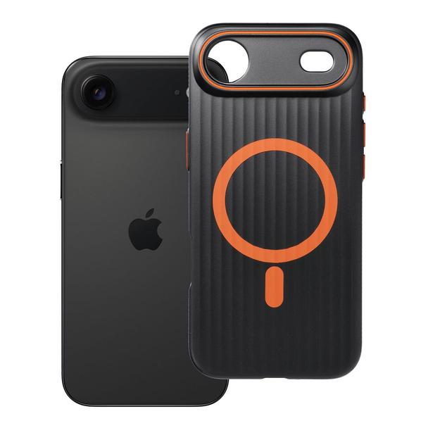 Futerał do iPhone 17 AIR Simply zgodny z MagSafe tytanowy czarny