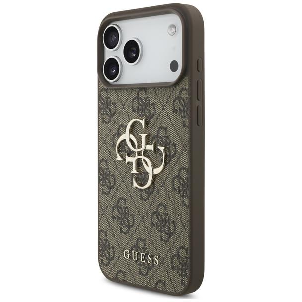 GUESS futerał do IPHONE 18 Pro / 17 Pro GUE005601 (4G PU Big Logo) brązowy