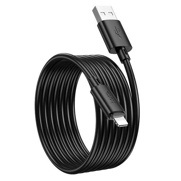 Kabel USB A do Lightning Hoco 2,4A 2 m X88 czarny