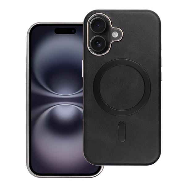 Futerał do iPhone 16 Gentleman Mag Cover zgodny z MagSafe czarny
