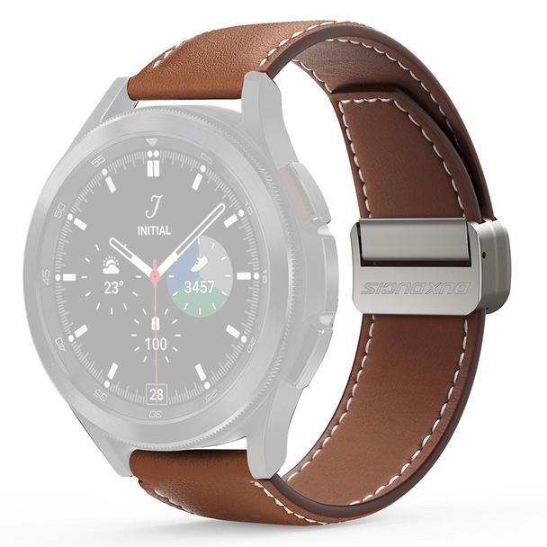 DUX DUCIS pasek YA skórzany 22 mm brązowy