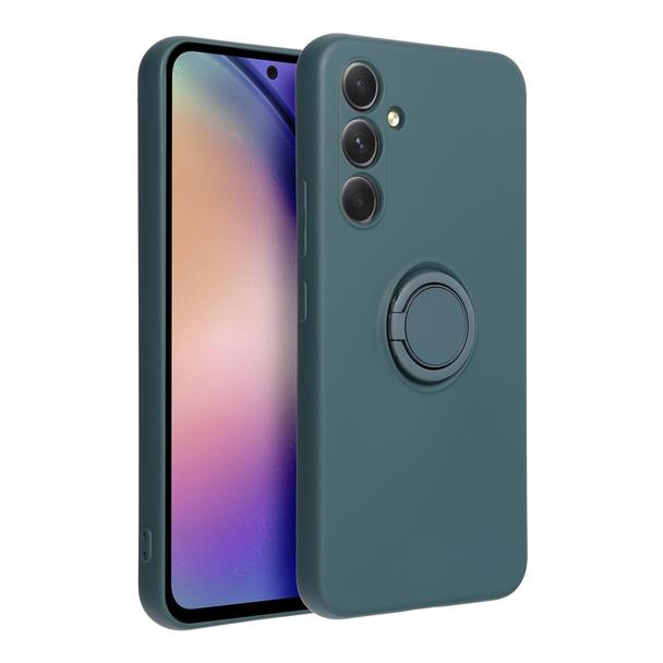 Futerał do Samsung A54 5G Silicone Ring zielony