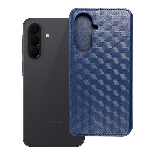 Etui z klapką na Samsung A37 Cubic Book niebieskie