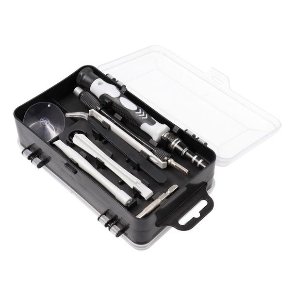 Zestaw śrubokrętów precyzyjnych / wkrętaków serwisowych, bitów 115w1 metal srebrny