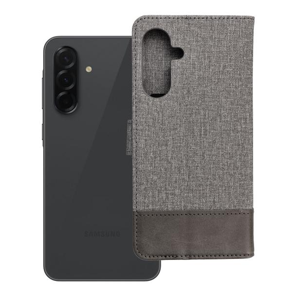 Etui z klapką na Samsung A36 5G Gomma Book szare