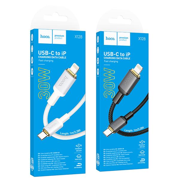 Kabel USB C do Lightning Hoco PD 30W 1 m X128 Benefit czarny