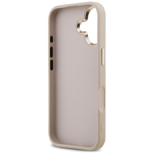 GUESS futerał do IPHONE 17 GUHCP17S4GMGCPI (PU W/ Big 4G Classic Logo) złoto różowy