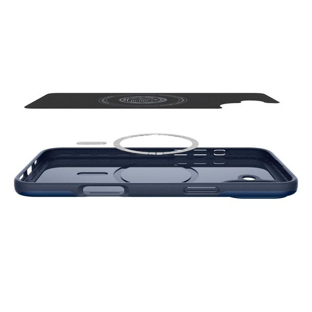 SPIGEN futerał THIN FIT MAG kompatybilny z MagSafe do IPHONE 16 navy blue