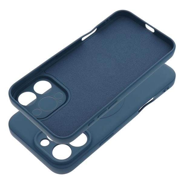 Futerał do iPhone 16 PRO MAX Silicone Mag Cover zgodny z MagSafe niebieski