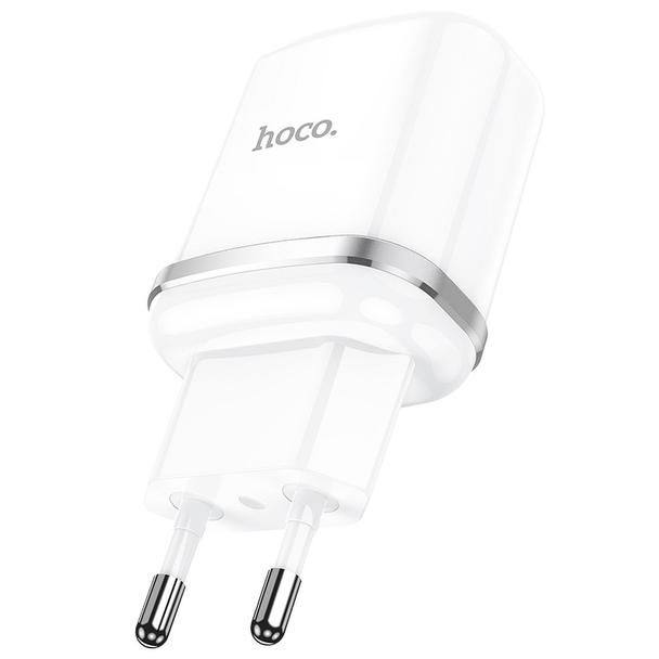 Ładowarka sieciowa do telefonu Hoco USB A QC3.0 3A 18W N3 biała