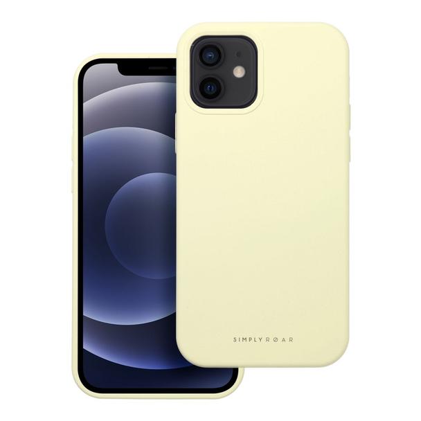 ROAR futerał CLOUD SKIN do IPHONE 12 Jasnożółty