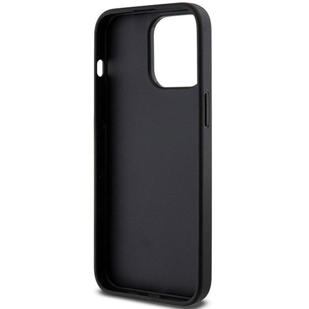 KARL LAGERFELD futerał do IPHONE 13 Pro Max KLHCP13XGSACHPK (Gripstand Saffiano choupette PIN) czarny
