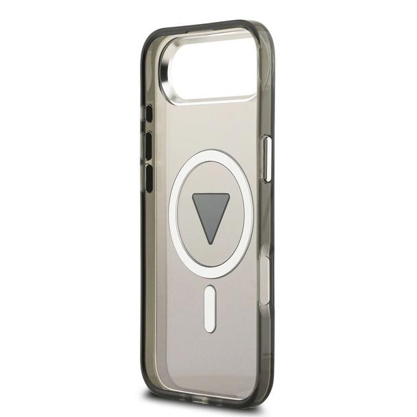 GUESS futerał do IPHONE 17 Air kompatybilny z MagSafe GUHMP17MHGTMLCGK (IML Gradient W/ Triangle Logo) czarny