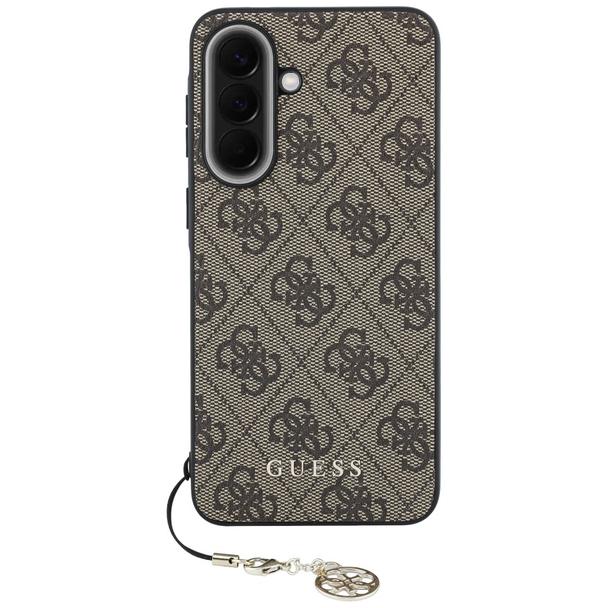 GUESS futerał do SAMSUNG Galaxy A57 GUHCSA57GF4GBR (PU 4G Classic Logo with Charm) brązowy