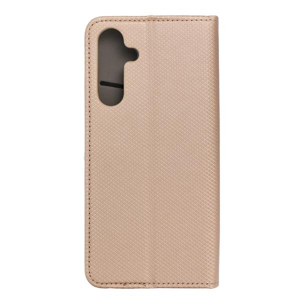 Etui z klapką na Samsung M16 Smart Case Book złote