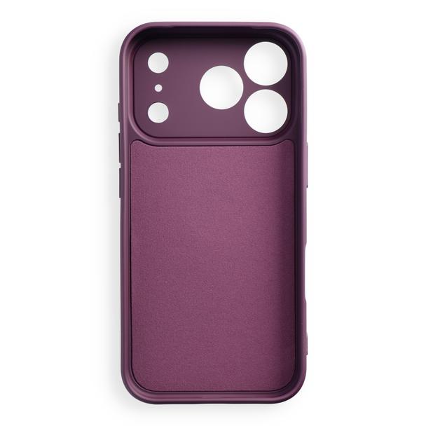 Etui na iPhone 18 Pro / 17 Pro Silicone Ring dark cherry
