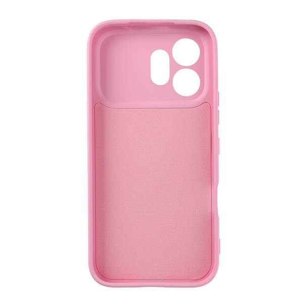 Etui na Honor 600 Silicone pudrowy róż