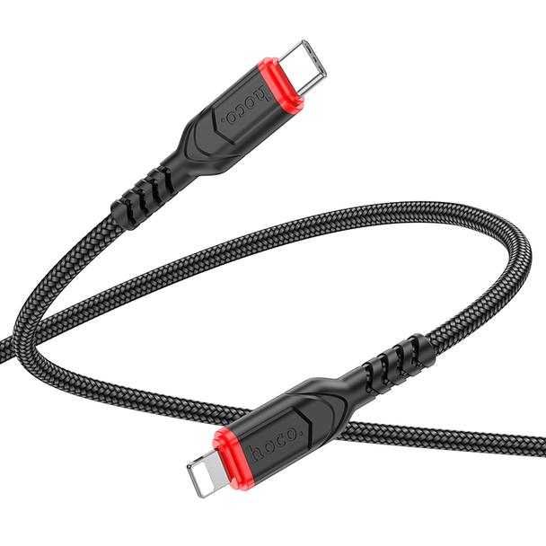 Kabel USB C do Lightning Hoco PD 27W 3 m X59 czarny